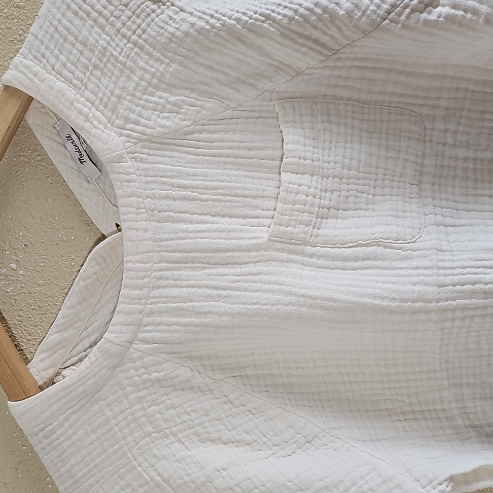 Madewell White Blouse. - Picture 2 of 6